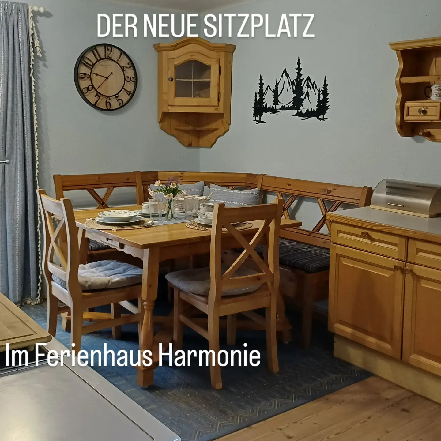  Ein schöner Essplatz mit großem Tisch und super bequemen Sessel hat Platz für 6 Personen